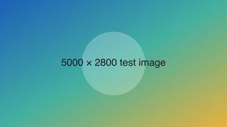 A wide test gradient used to verify the image pipeline
